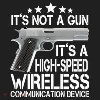 It's Not A Gun High Speed Wireless Communication Device Women's Sweatshirt thumb 2