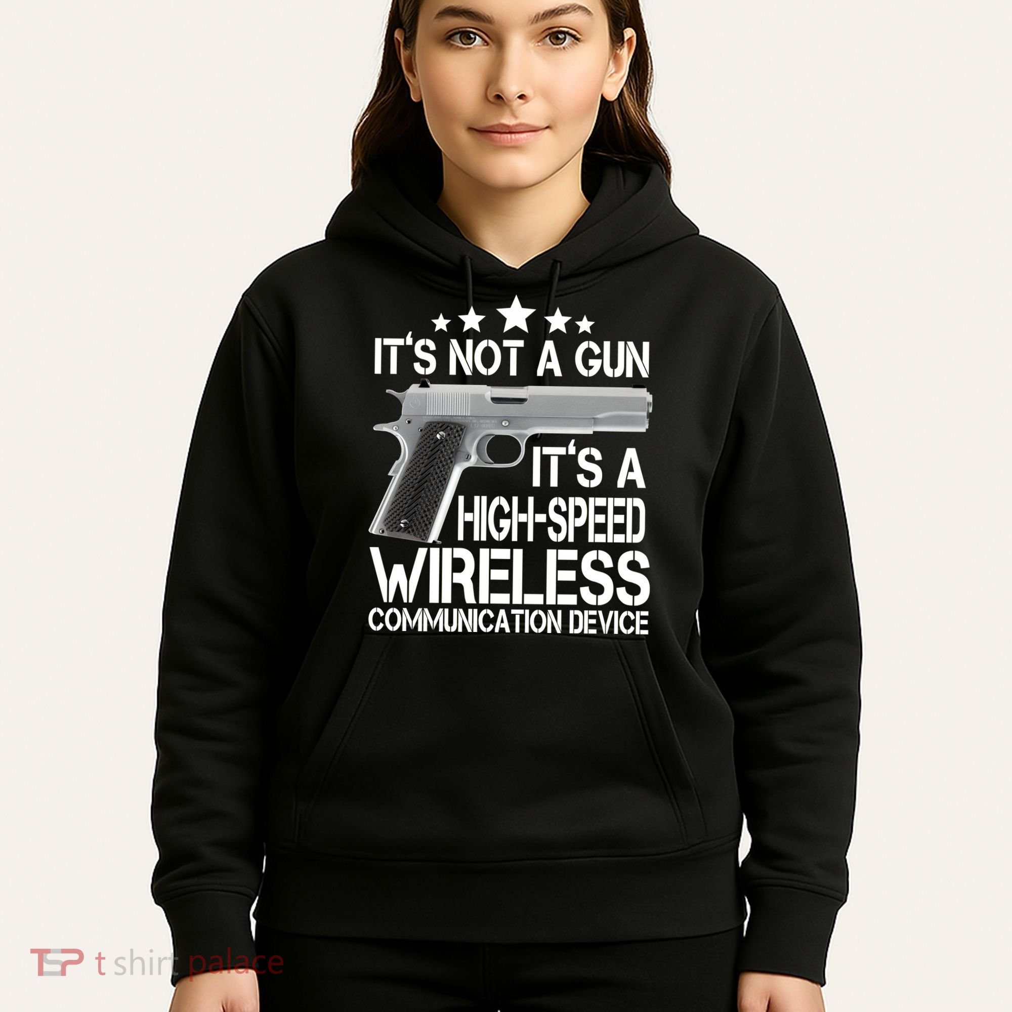 It's Not A Gun High Speed Wireless Communication Device Hoodie