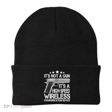 It's Not A Gun High Speed Wireless Communication Device Beanie