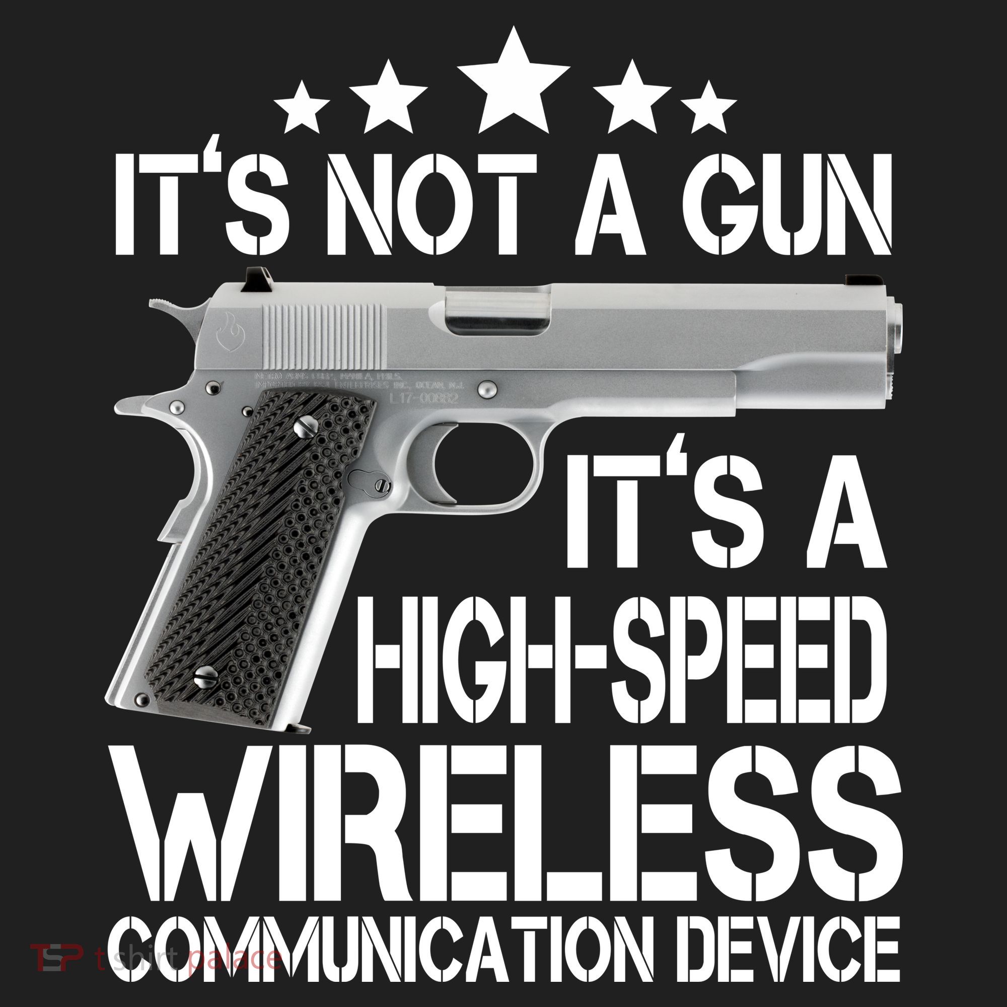 It's Not A Gun High Speed Wireless Communication Device Tumbler