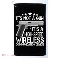 It's Not A Gun High Speed Wireless Communication Device Golf Towel thumb 0