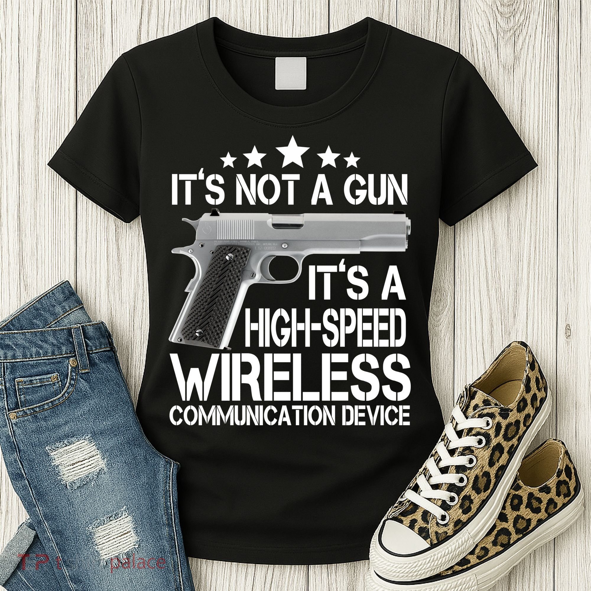 It's Not A Gun High Speed Wireless Communication Device Women's T-Shirt