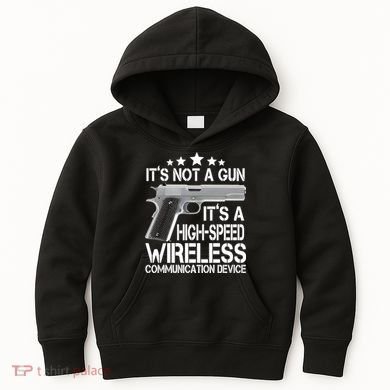 It's Not A Gun High Speed Wireless Communication Device Kids Hoodie