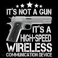 It's Not A Gun High Speed Wireless Communication Device Kids T-Shirt thumb 4