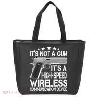 It's Not A Gun High Speed Wireless Communication Device Tote Bag thumb 0