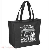 It's Not A Gun High Speed Wireless Communication Device Tote Bag thumb 2