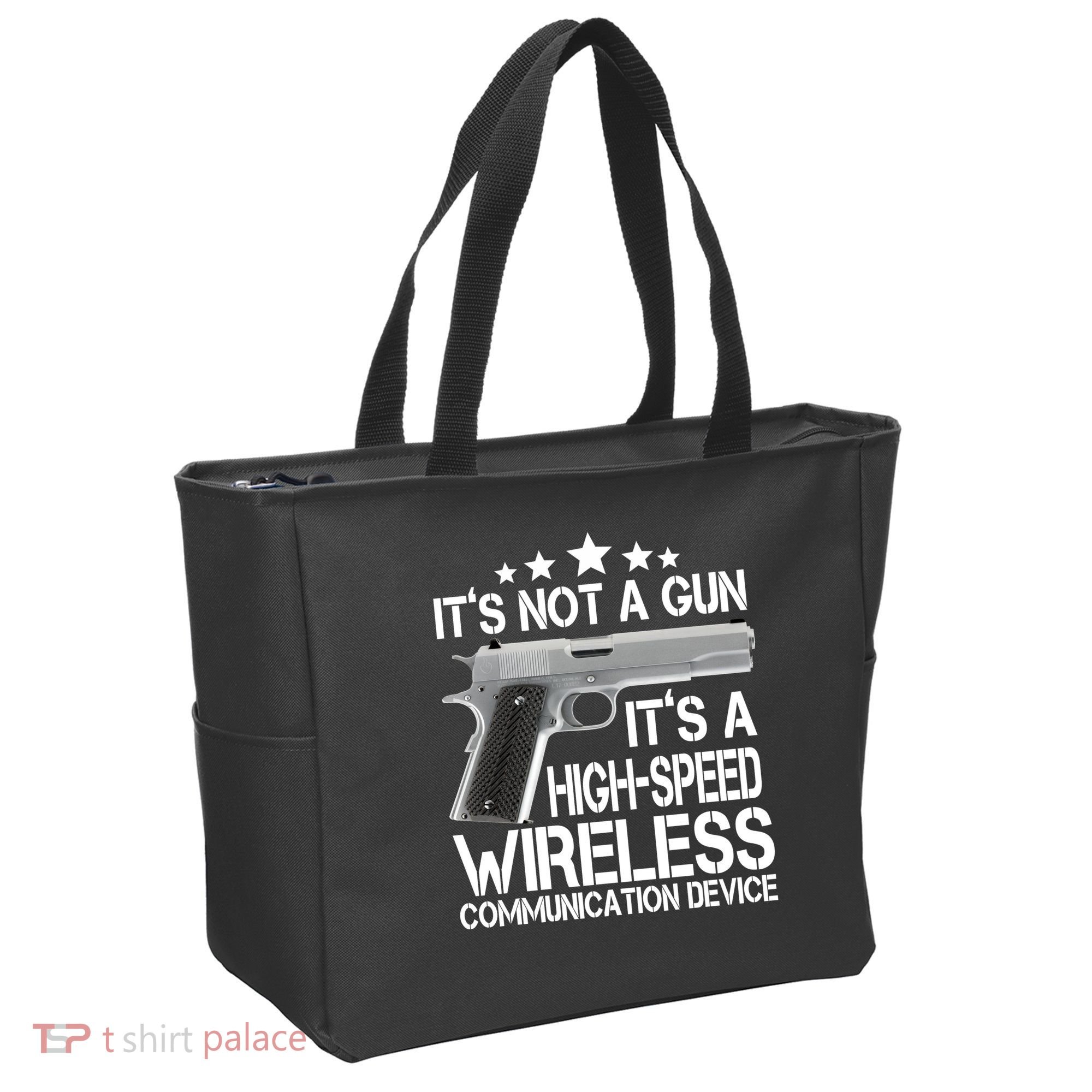 It's Not A Gun High Speed Wireless Communication Device Tote Bag