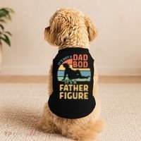 It's Not A Dad Bob It's A Father Figure Retro Doggie Tank thumb 2