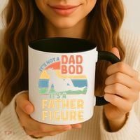 It's Not A Dad Bob It's A Father Figure Retro Coffee Mug thumb 3
