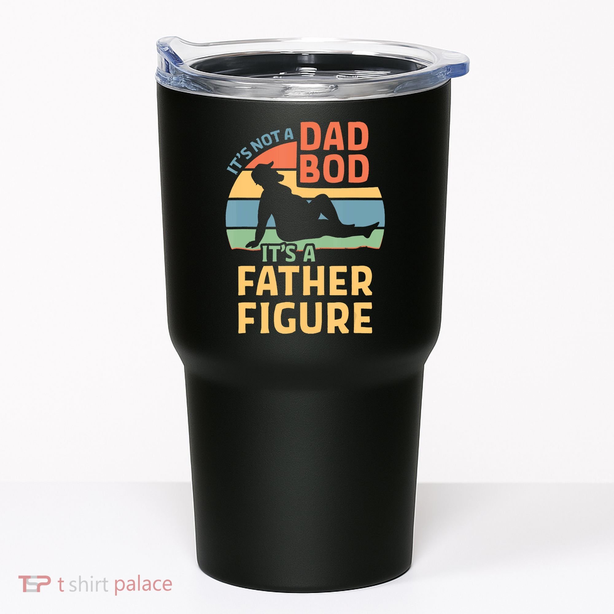 It's Not A Dad Bob It's A Father Figure Retro Tumbler