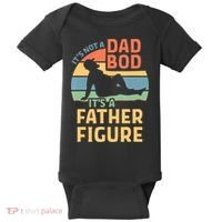 It's Not A Dad Bob It's A Father Figure Retro Baby Bodysuit thumb 0