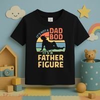 It's Not A Dad Bob It's A Father Figure Retro Toddler T-Shirt thumb 3