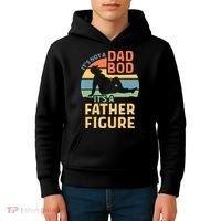 It's Not A Dad Bob It's A Father Figure Retro Kids Hoodie thumb 4