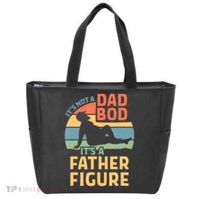 It's Not A Dad Bob It's A Father Figure Retro Tote Bag