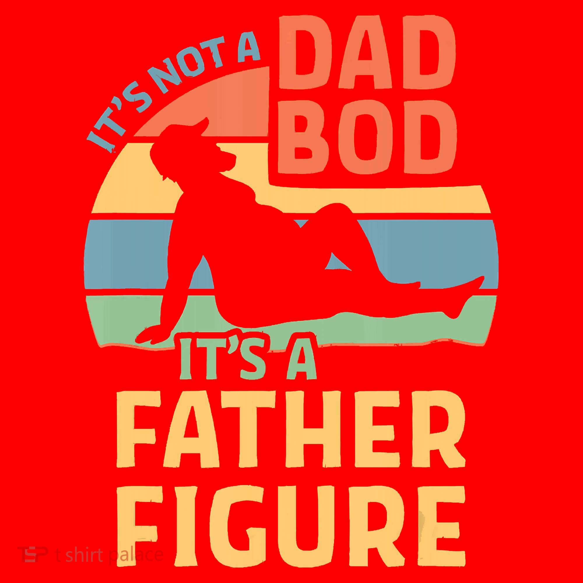 It's Not A Dad Bob It's A Father Figure Retro Santa Hat
