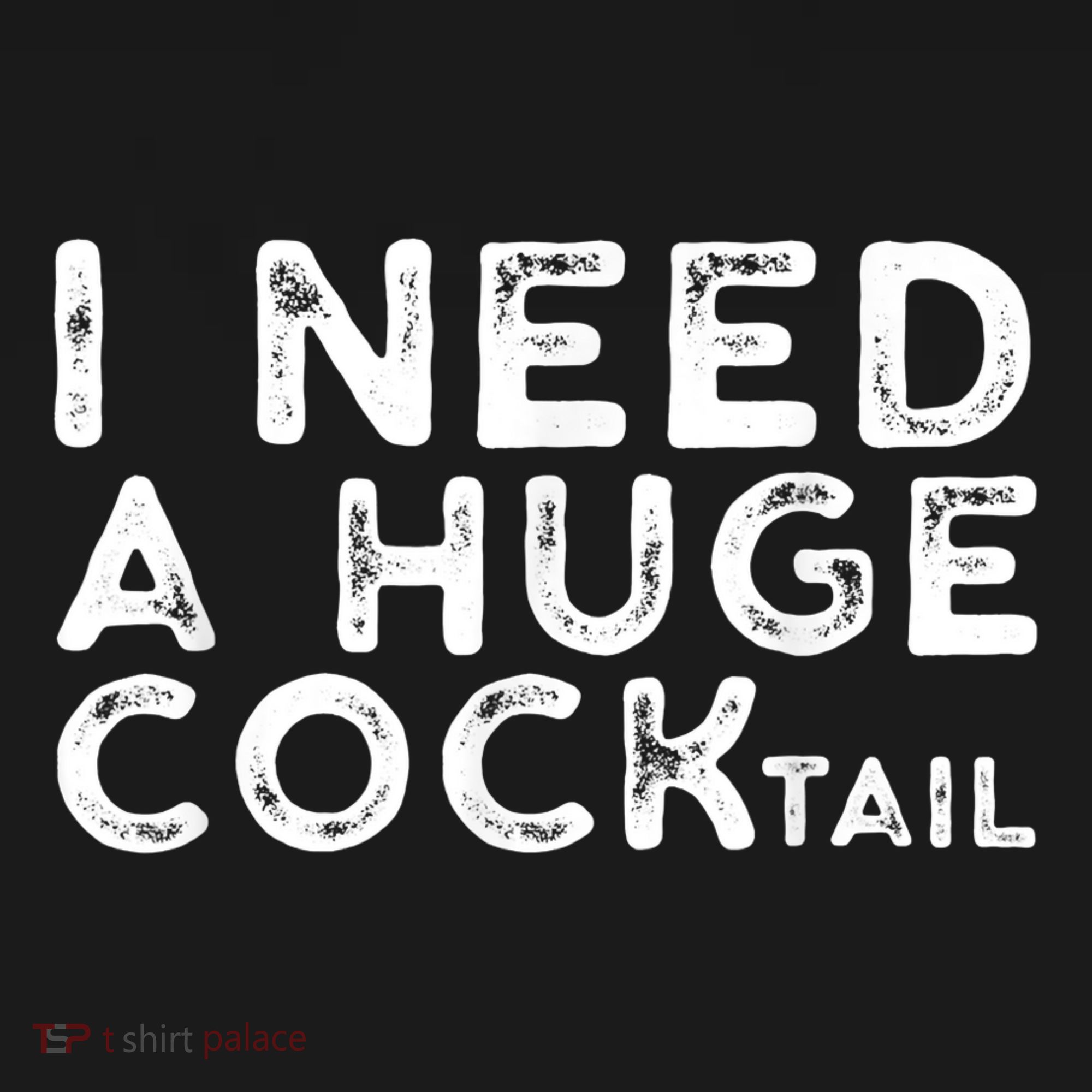I Need A Huge Cocktail Funny Adult Humor Drinking Gift Women's Hoodie