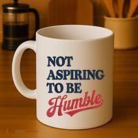 IM Not Aspiring To Be Humble Coffee Mug thumb 4