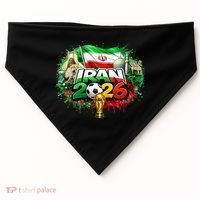 Iran North America Soccer Tournament 2026 USA-Made Doggie Bandana thumb 0