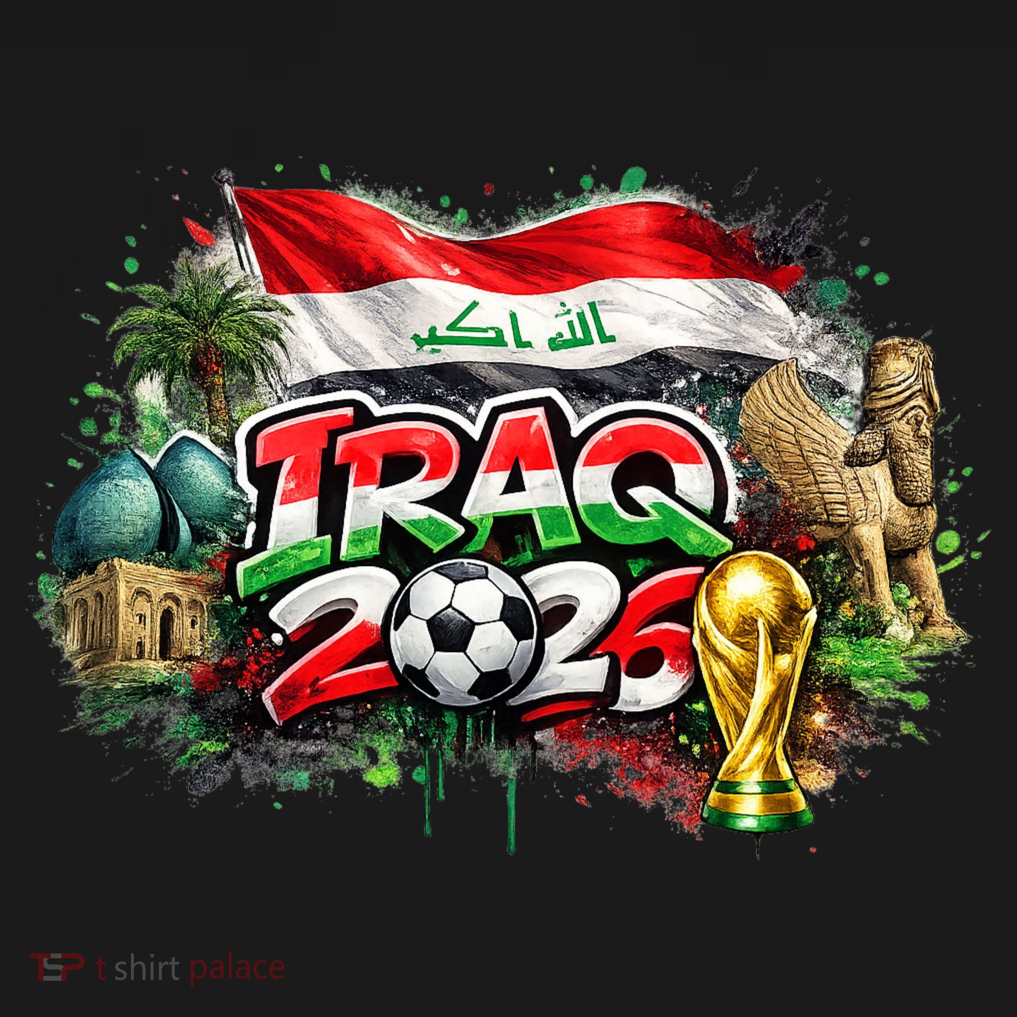 Iraq North America Soccer Tournament 2026 T-Shirt