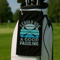 I Need A Good Paddling Funny Kayak Kayaking Golf Towel thumb 2