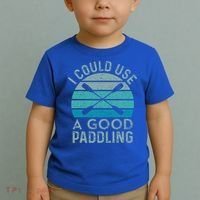 I Need A Good Paddling Funny Kayak Kayaking Toddler T-Shirt thumb 2
