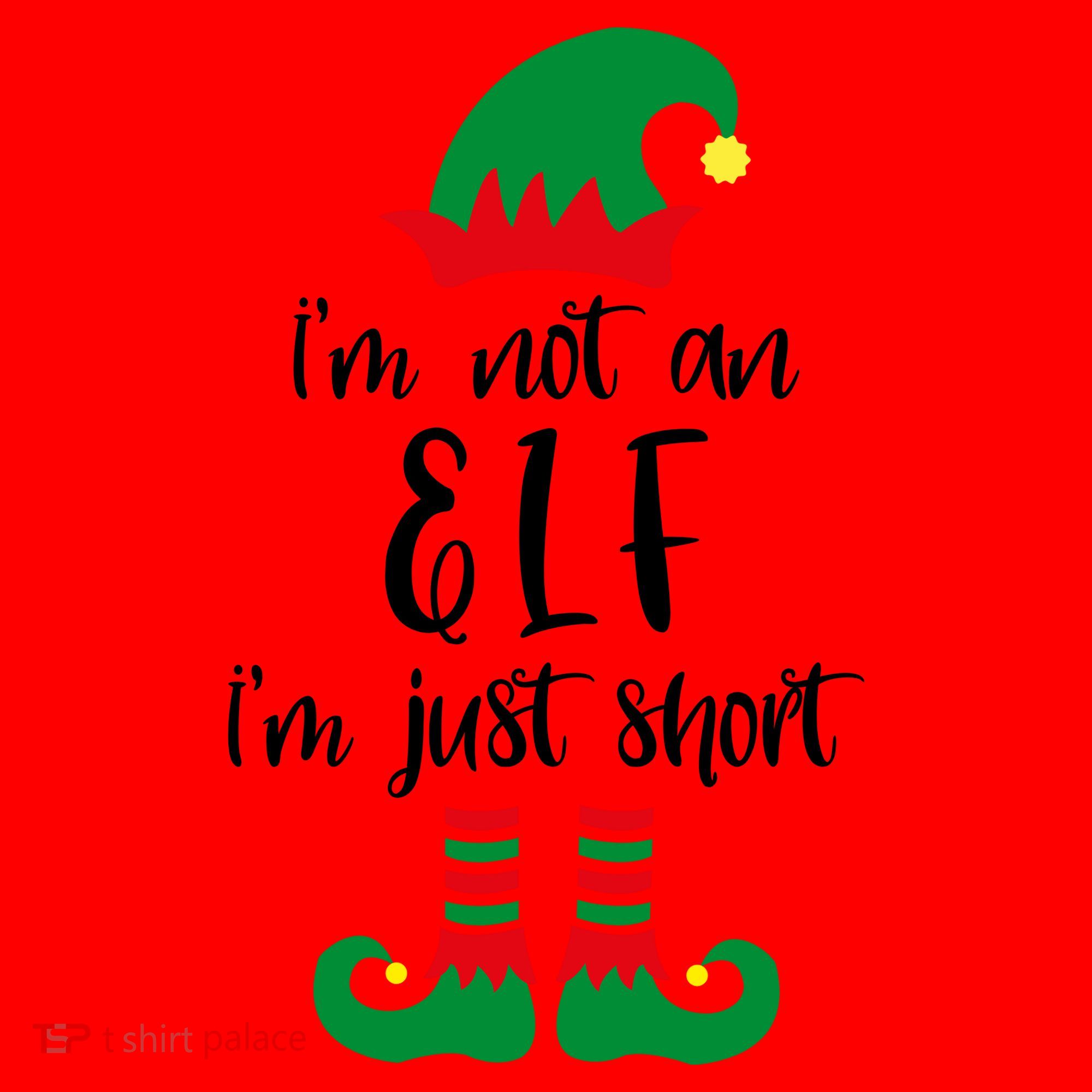I'm Not An Elf I'm Just Short Santa Hat