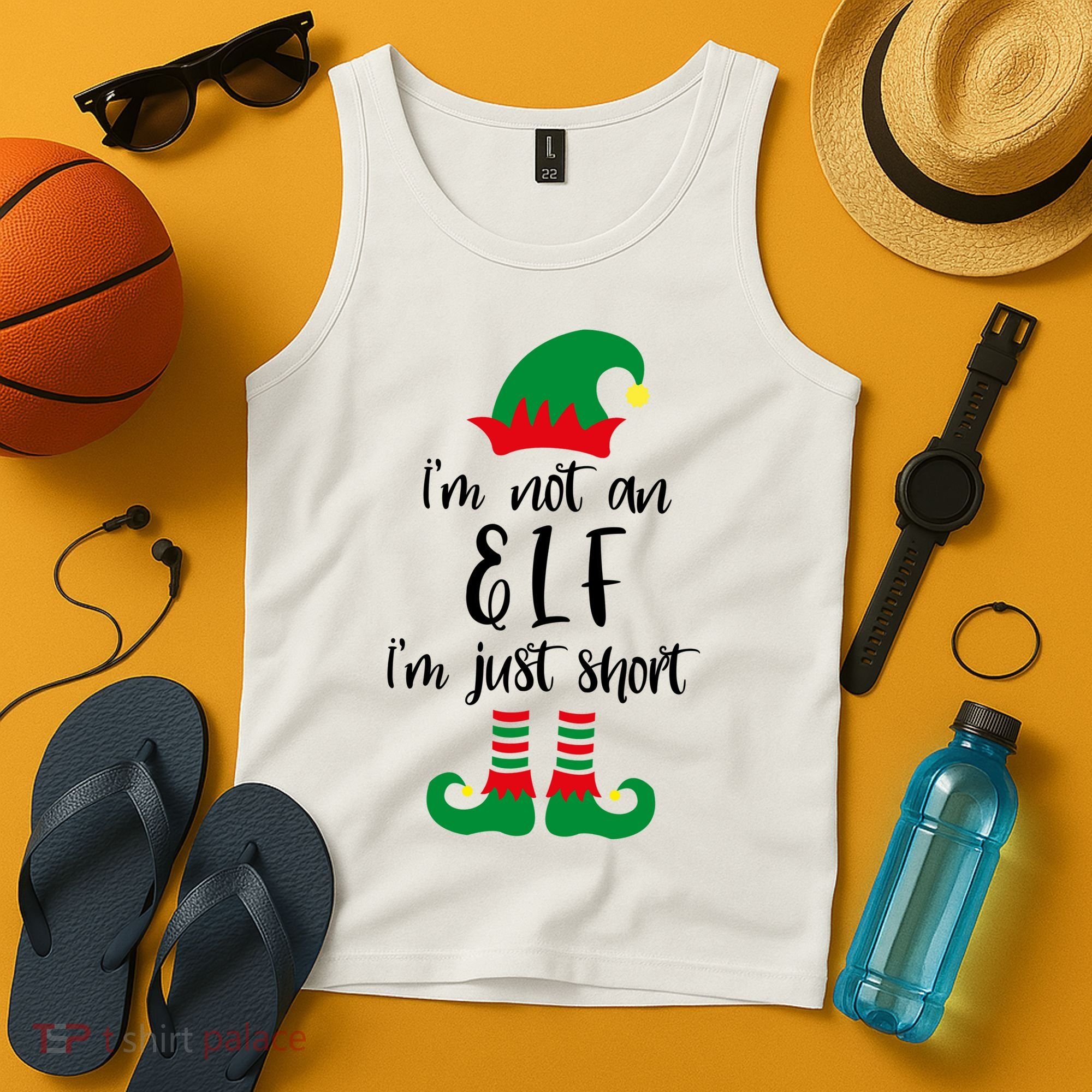 I'm Not An Elf I'm Just Short Tank Top