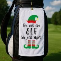 I'm Not An Elf I'm Just Short Golf Towel thumb 2