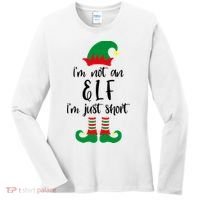 I'm Not An Elf I'm Just Short Women's Long Sleeve Shirt thumb 0