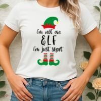 I'm Not An Elf I'm Just Short Women's T-Shirt thumb 2