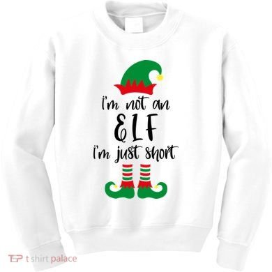 I'm Not An Elf I'm Just Short Kids Sweatshirt