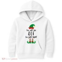 I'm Not An Elf I'm Just Short Kids Hoodie thumb 0