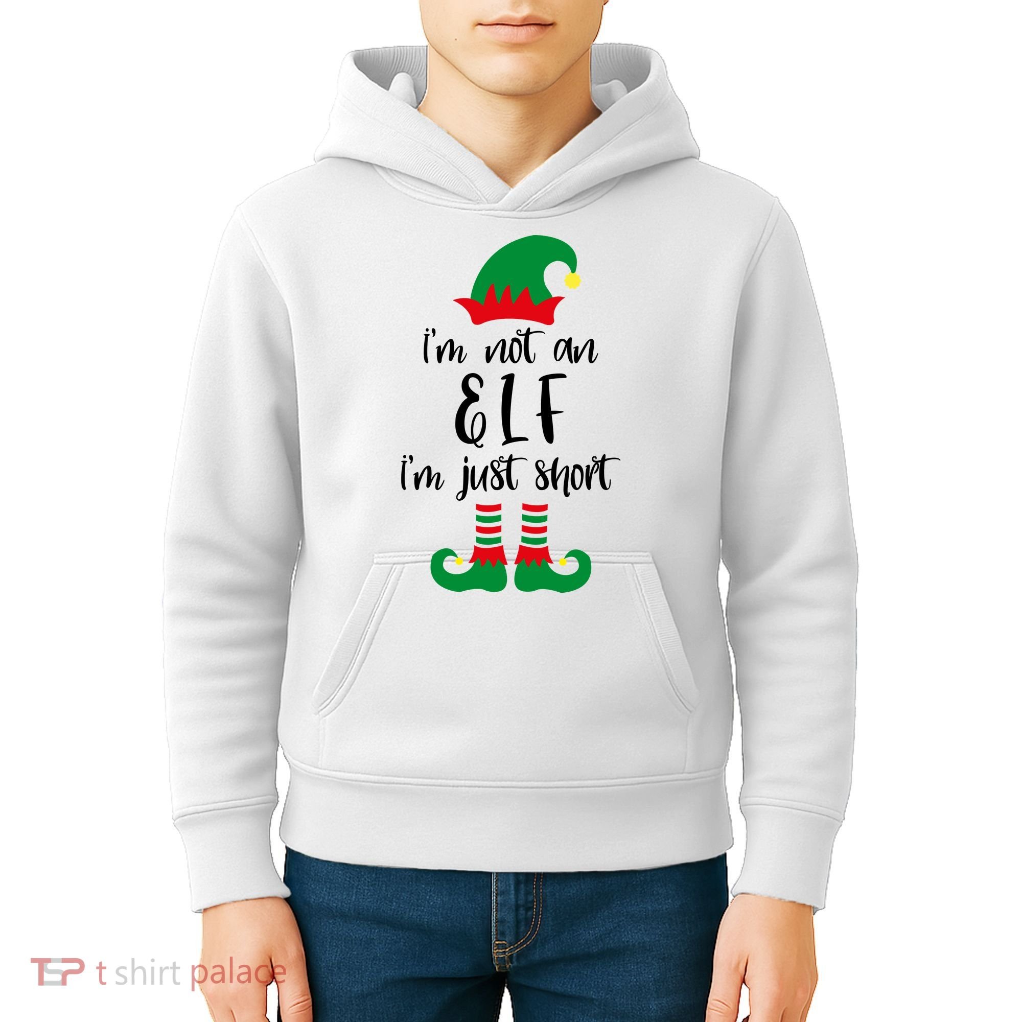I'm Not An Elf I'm Just Short Kids Hoodie