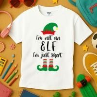 I'm Not An Elf I'm Just Short Kids T-Shirt thumb 3