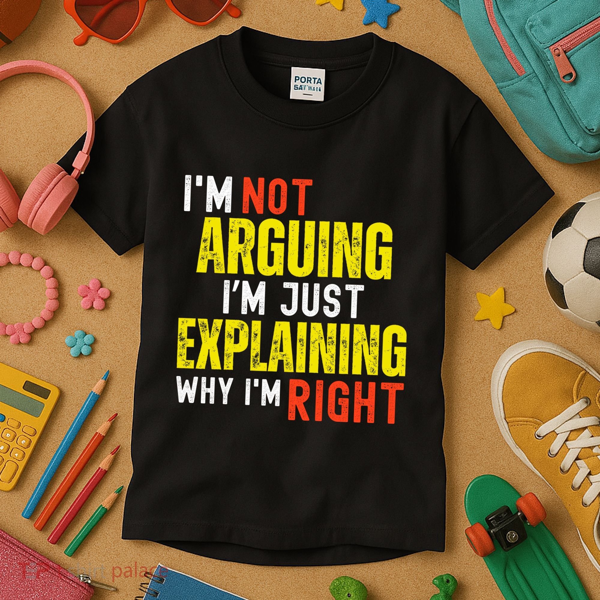 IM Not Arguing IM Just Explaining Why IM Right Kids T-Shirt
