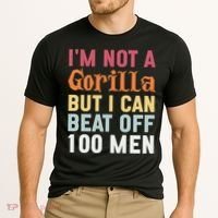 I'm Not A Gorilla But I Can Beat Off  Cooling Performance Crew T-Shirt thumb 2