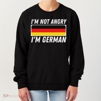IM Not Angry IM German Germany Flag German American Women's Sweatshirt thumb 0
