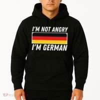IM Not Angry IM German Germany Flag German American Hoodie thumb 2