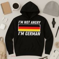 IM Not Angry IM German Germany Flag German American Hoodie thumb 3