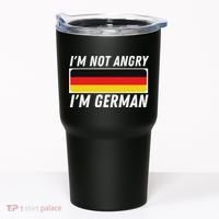 IM Not Angry IM German Germany Flag German American Tumbler thumb 0