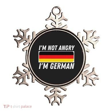 IM Not Angry IM German Germany Flag German American Ornament