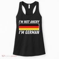 IM Not Angry IM German Germany Flag German American Women's Tank Top thumb 0