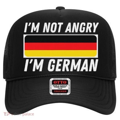 IM Not Angry IM German Germany Flag German American Hat