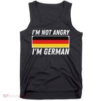 IM Not Angry IM German Germany Flag German American Tank Top thumb 0