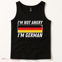 IM Not Angry IM German Germany Flag German American Tank Top thumb 2