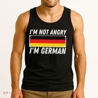 IM Not Angry IM German Germany Flag German American Tank Top thumb 3