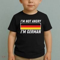 IM Not Angry IM German Germany Flag German American Toddler T-Shirt thumb 2