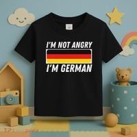 IM Not Angry IM German Germany Flag German American Toddler T-Shirt thumb 3