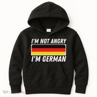 IM Not Angry IM German Germany Flag German American Kids Hoodie thumb 0