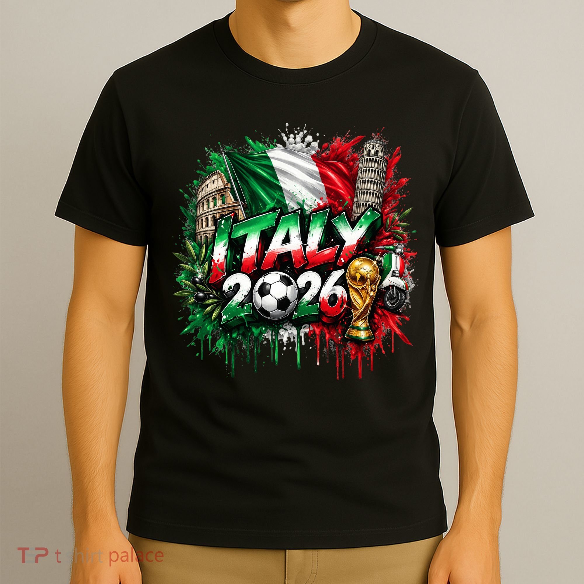 ITALY North America Soccer Tournament 2026 T-Shirt